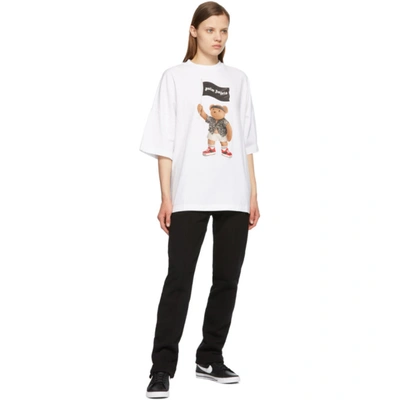 Palm Angels White Pirate Bear Loose T-Shirt – BlackSkinny