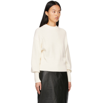 Shop Hugo Boss White Farley Sweater In 118 White