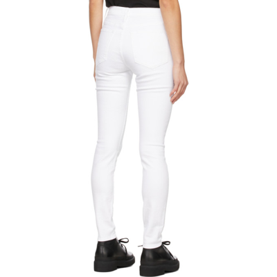Frame Le High Skinny High-rise Skinny Jeans In White