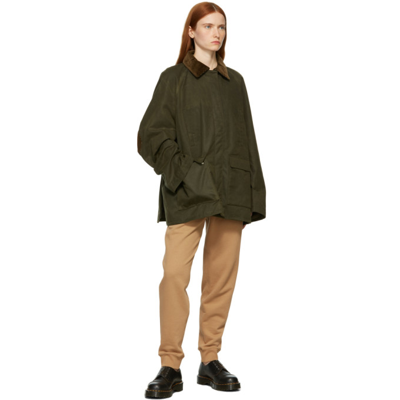 Shop Totême Green Country Jacket In 697 Forest