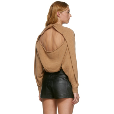 Shop Alexander Wang Wool & Tulle Illusion Sweater In 280 Neutral