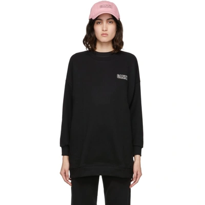 Shop Ganni Software Isoli Sweatshirt In 099 Black