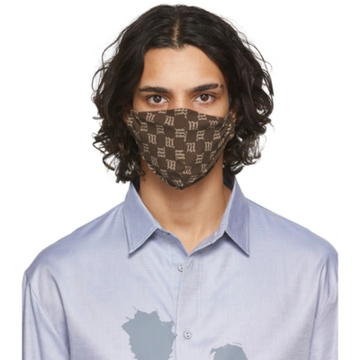 Shop Misbhv Brown Monogram Face Mask