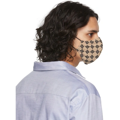 Shop Misbhv Beige Monogram Face Mask