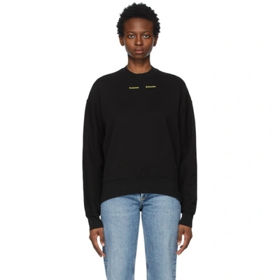 Shop Proenza Schouler Black  White Label Ps Ny Sweatshirt