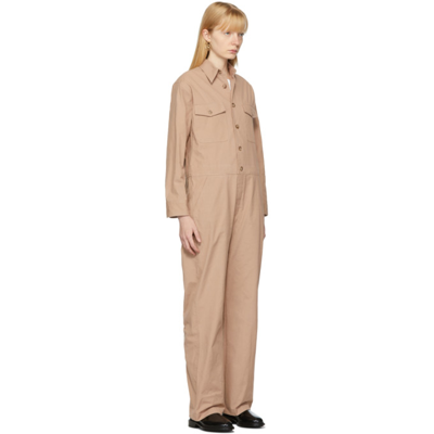 Shop Apc Pink Suzanne Koller Edition Bay Jumpsuit In Bab Pink Beige