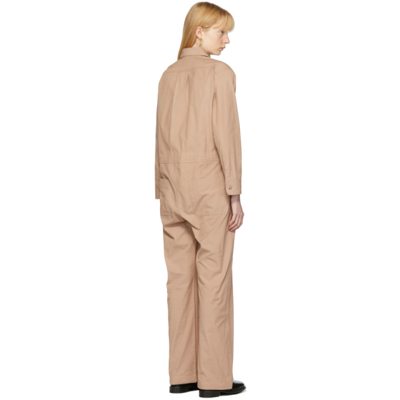 Shop Apc Pink Suzanne Koller Edition Bay Jumpsuit In Bab Pink Beige
