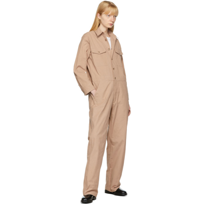 Shop Apc Pink Suzanne Koller Edition Bay Jumpsuit In Bab Pink Beige