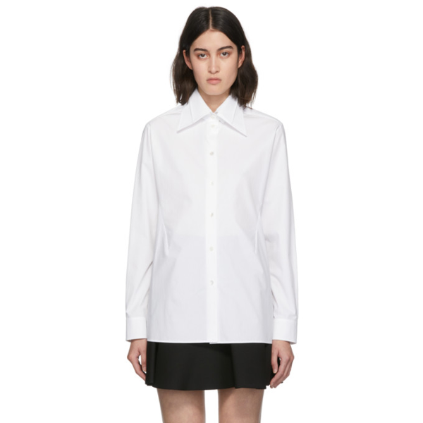 Valentino cotton poplin shirt - White