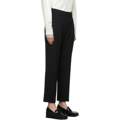 Shop Caes Black Tailored Trousers