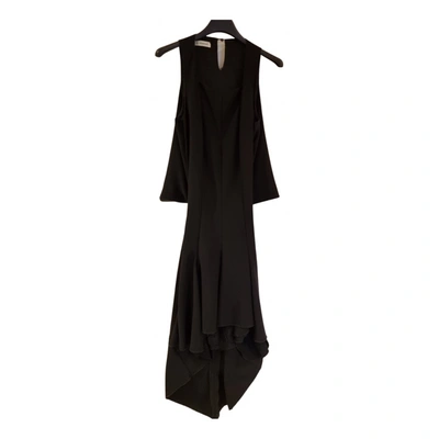 Pre-owned Dondup Mid-length Dress In Black