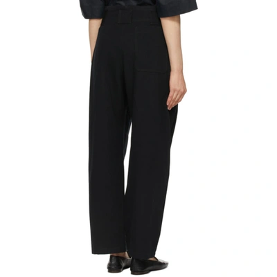 Shop Lemaire Black Judo Jeans In 999 Black