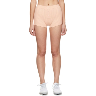 Shop Live The Process Pink Boy Shorts In R14 Creme