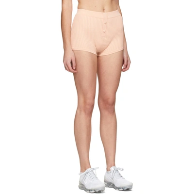 Shop Live The Process Pink Boy Shorts In R14 Creme