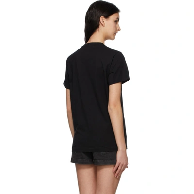 Shop Isabel Marant Black Zaof T-shirt In 01bk Black