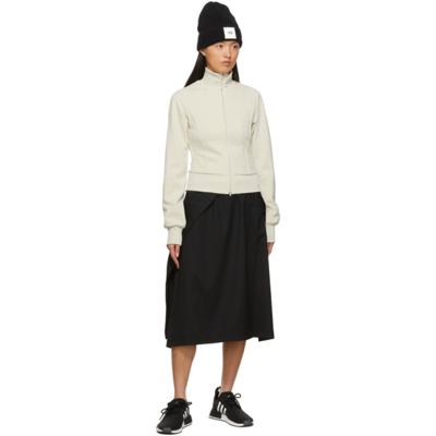 Shop Y-3 Black Classic Refined Wool Skirt