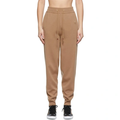 Shop Burberry Brown Josee Lounge Pants In Camel