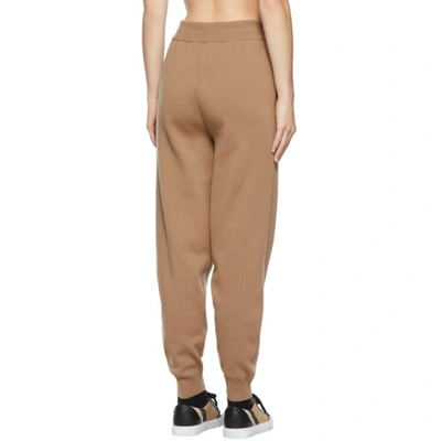 Shop Burberry Brown Josee Lounge Pants In Camel