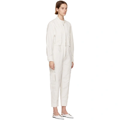 Shop Stella Mccartney Off-white Alessia Jumpsuit In 9200 Cream