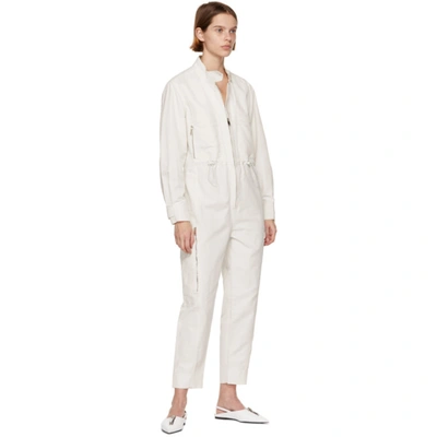 Shop Stella Mccartney Off-white Alessia Jumpsuit In 9200 Cream