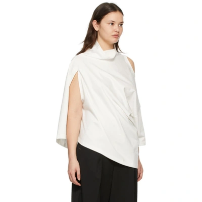 Shop Ader Error White Twisted Turtleneck