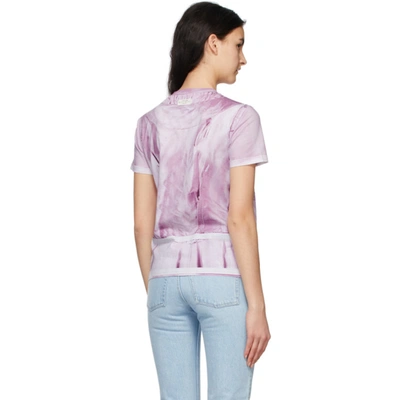 Shop Moschino Pink Inside Out Trompe-l'œil T-shirt In J3222 Fantasy Print