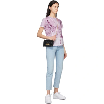 Shop Moschino Pink Inside Out Trompe-l'œil T-shirt In J3222 Fantasy Print
