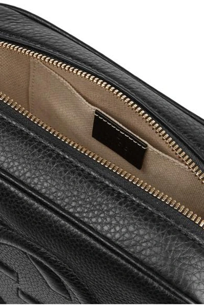 Shop Gucci Soho Disco Textured-leather Shoulder Bag