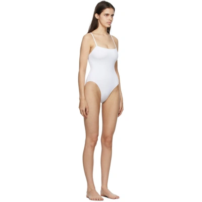 Shop Eres White Aquarelle One-piece Swimsuit