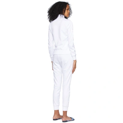 Shop Fendi White Logo Tracksuit In F0c00 White