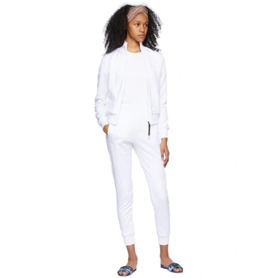 Shop Fendi White Logo Tracksuit In F0c00 White