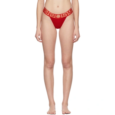 Versace Greca-waist Thong - Farfetch