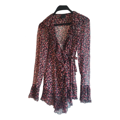 Pre-owned Anna Sui Blouse In Multicolour