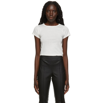 Éterne Ssense Exclusive White Crop Baby T-shirt In White