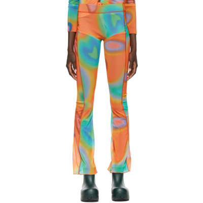 Shop Avavav Multicolor Apartment Trousers In Space Av