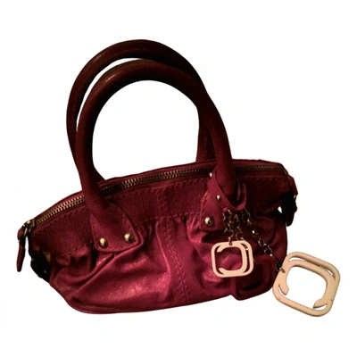 Pre-owned Orciani Leather Handbag In Red