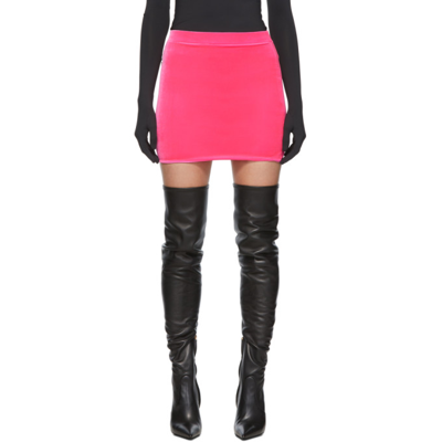 Shop Vetements Pink Miniskirt In Hot Pink