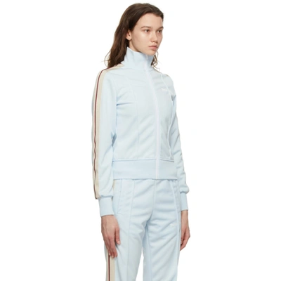 Shop Palm Angels Blue Classic Track Jacket In Illusion Blue