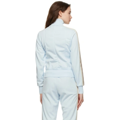 Shop Palm Angels Blue Classic Track Jacket In Illusion Blue