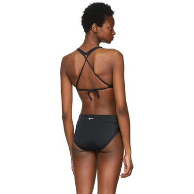 Nike Tie-back Women's Bikini Swim Top In Black | ModeSens