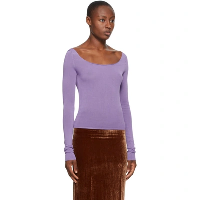 Shop Georgia Alice Purple Pearl Long Sleeve T-shirt In Iris