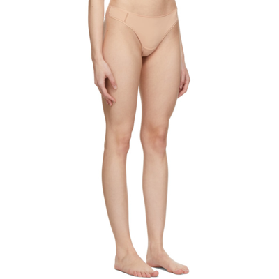 Shop Eres Beige Mika Thong In 00593 Cosmetic