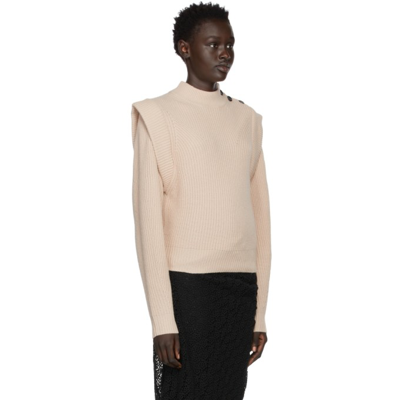 Shop Isabel Marant Beige Peggy Sweater In 90be Beige