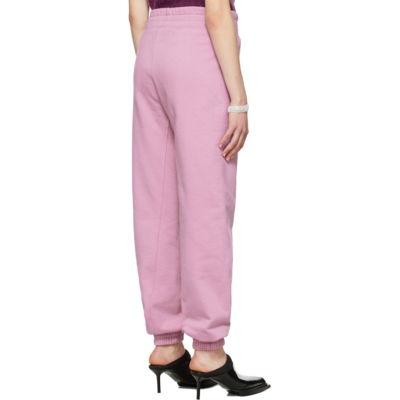 Shop Gcds Purple Basic Puffy Lounge Pants In 62 Lavender