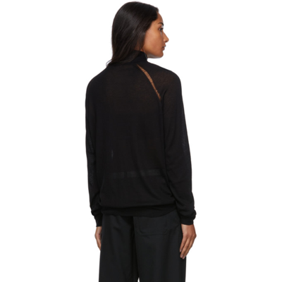 Ann Demeulemeester Jenna Turtleneck Dress In Black