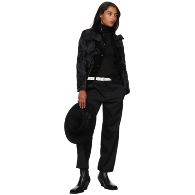 Ann Demeulemeester Jenna Turtleneck Dress In Black