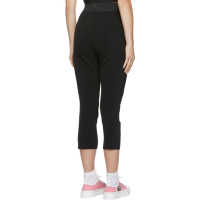 Shop Dolce & Gabbana Black Dg Active Leggings In N0000 Nero