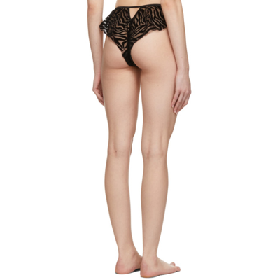 Shop Le Petit Trou Black Soline Briefs