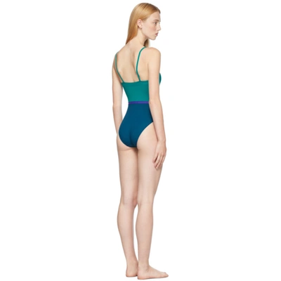 Shop Eres Multicolor Ara 'le Cap' One-piece Swimsuit In Emer/azur/w