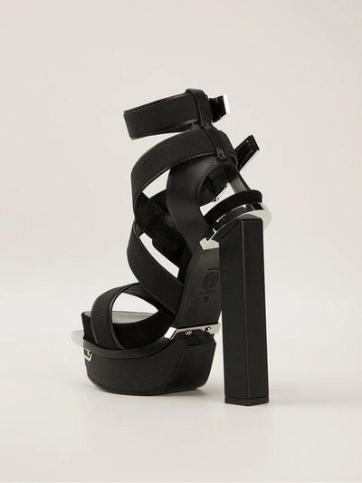Shop Versace 'hard Rock' Platform Sandals